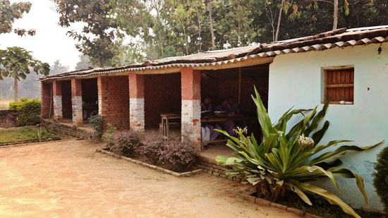 Although the school has regular access to electricity, it is intermittent and insufficient for meeting all of the school's needs.
